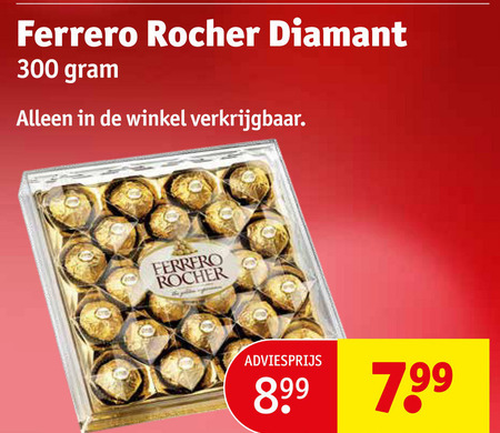 Ferrero Rocher   chocolade folder aanbieding bij  Kruidvat - details