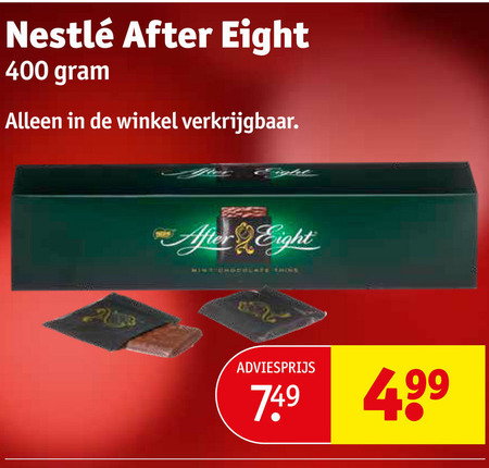 After Eight   chocolade folder aanbieding bij  Kruidvat - details