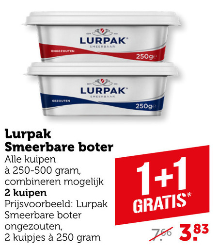 lurpak   roomboter folder aanbieding bij  Coop - details