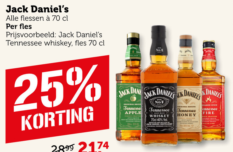 Jack Daniels   whisky folder aanbieding bij  Coop - details