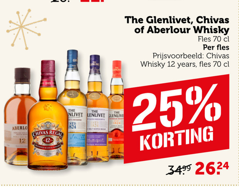 Chivas Regal   whisky folder aanbieding bij  Coop - details