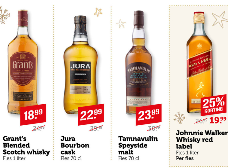 Johnnie Walker   whisky folder aanbieding bij  Coop - details