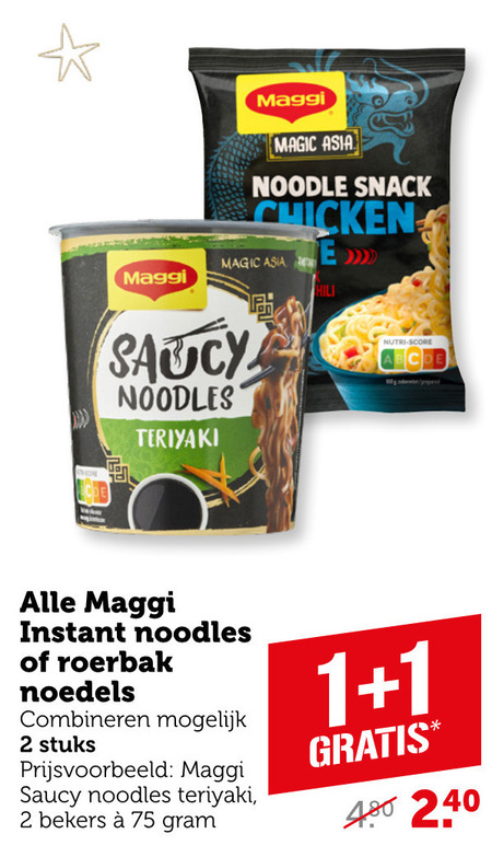 Maggi   noodles folder aanbieding bij  Coop - details