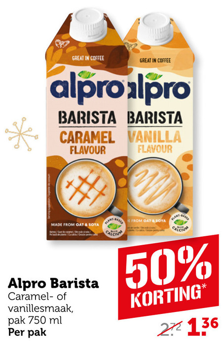 Alpro   soja melk folder aanbieding bij  Coop - details