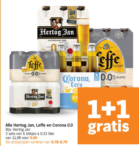 Corona   alcoholvrij bier folder aanbieding bij  Albert Heijn - details