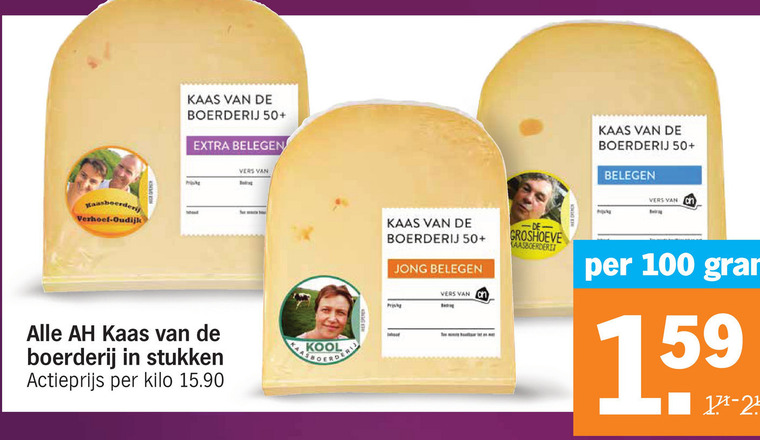 Boerenkaas   kaas folder aanbieding bij  Albert Heijn - details