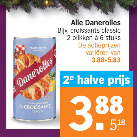 Danerolles   croissantdeeg folder aanbieding bij  Albert Heijn - details