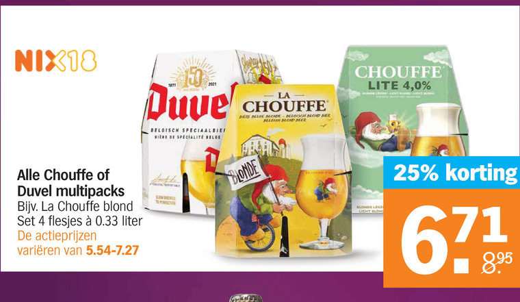 Duvel   speciaalbier folder aanbieding bij  Albert Heijn - details