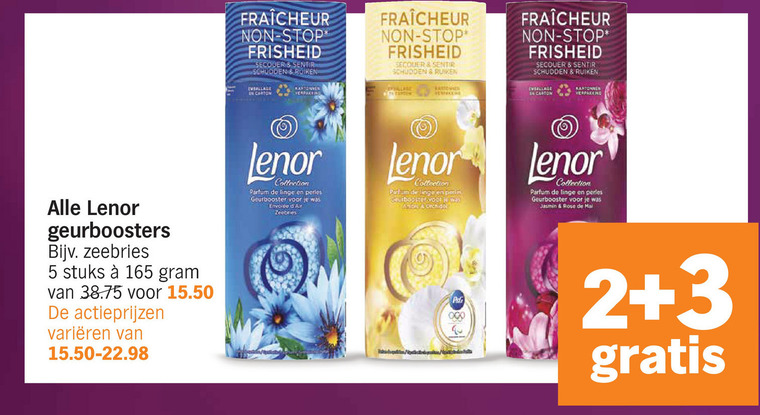 Lenor   wasverzachter folder aanbieding bij  Albert Heijn - details