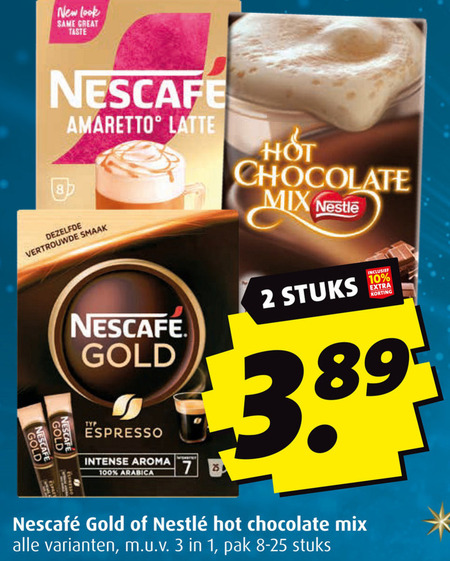 Nescafe   oploskoffie folder aanbieding bij  Boni - details