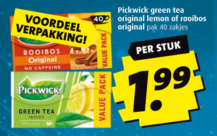 Pickwick   thee folder aanbieding bij  Boni - details