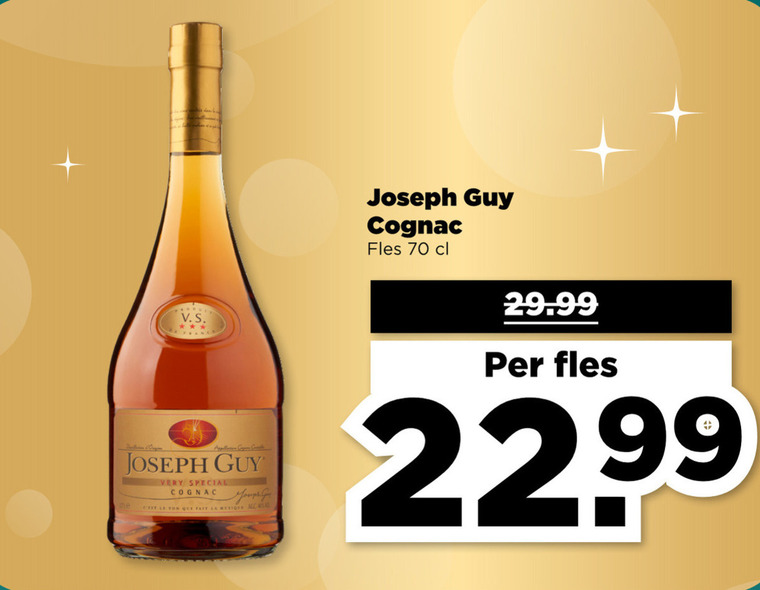 Joseph Guy   cognac folder aanbieding bij  Plus - details