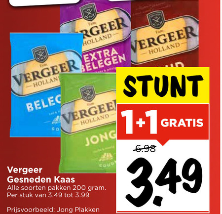 Vergeer   kaasplakken folder aanbieding bij  Vomar - details