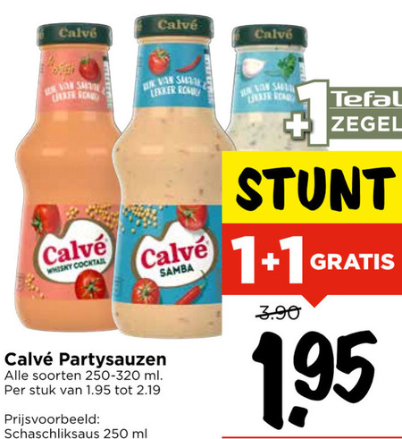 Calve   snacksaus folder aanbieding bij  Vomar - details