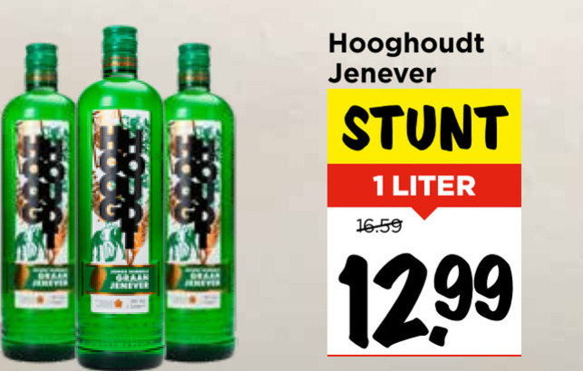 Hooghoudt   jenever folder aanbieding bij  Vomar - details