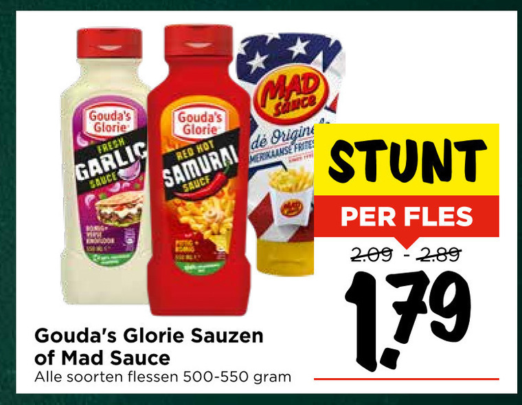 Goudas Glorie   snacksaus folder aanbieding bij  Vomar - details