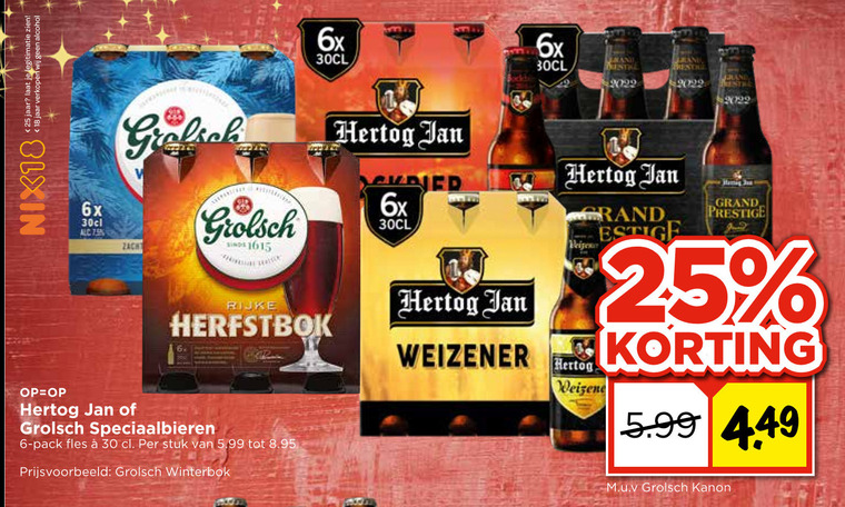 Grolsch   speciaalbier folder aanbieding bij  Vomar - details