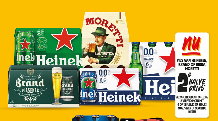 Heineken   blikje bier folder aanbieding bij  Jumbo - details