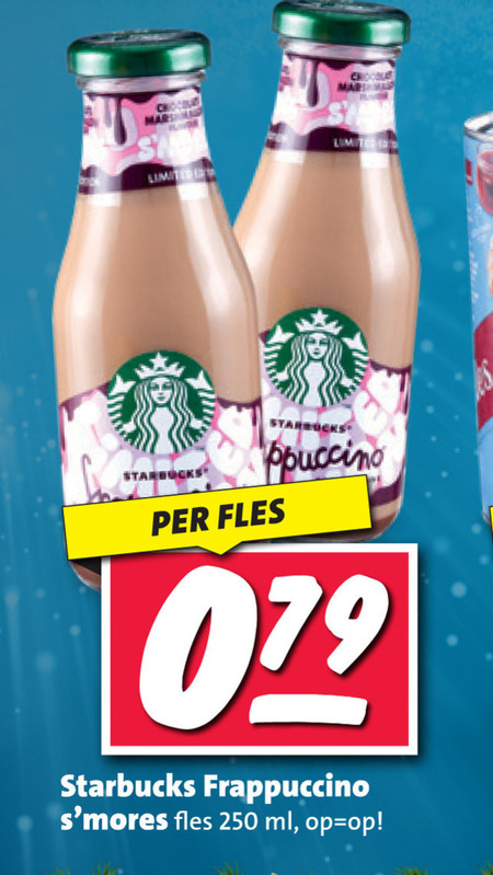 Starbucks   ijskoffie folder aanbieding bij  Nettorama - details