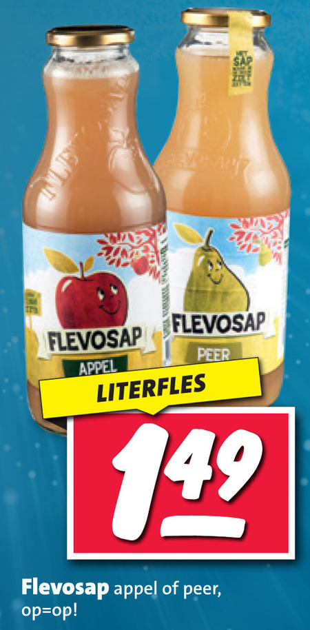 Flevosap   appelsap folder aanbieding bij  Nettorama - details