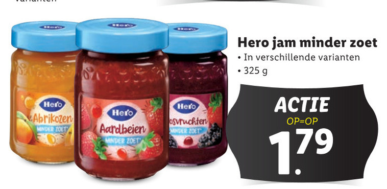 Hero   jam folder aanbieding bij  Lidl - details