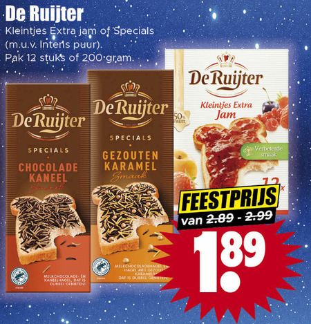 De Ruijter   hagelslag folder aanbieding bij  Dirk - details