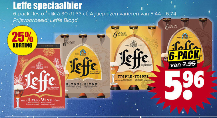 Leffe   speciaalbier folder aanbieding bij  Dirk - details