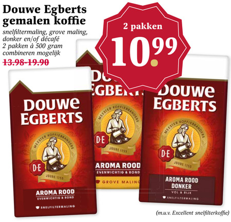 Douwe Egberts   koffie folder aanbieding bij  Boons Markt - details