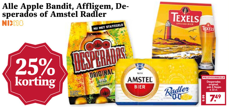 Desperados   speciaalbier, radler bier folder aanbieding bij  Boons Markt - details