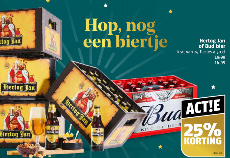 Bud   krat bier folder aanbieding bij  Poiesz - details