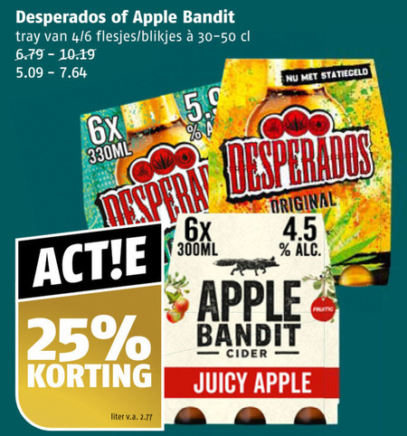 Desperados   speciaalbier, appelcider folder aanbieding bij  Poiesz - details