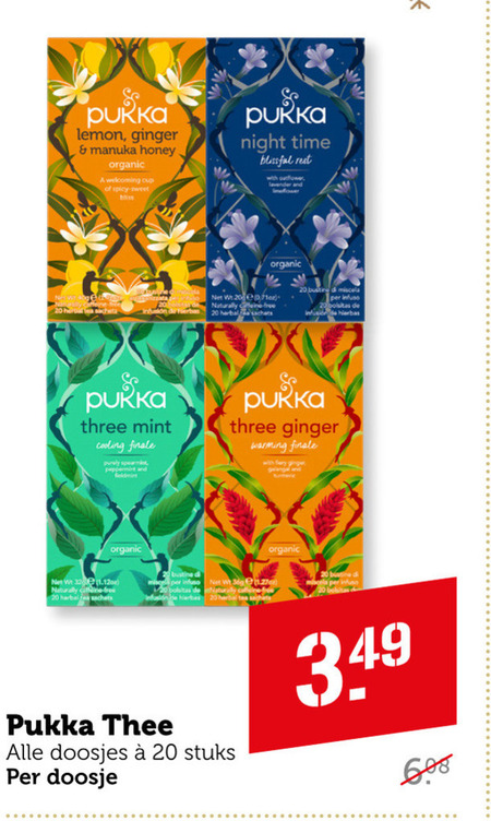 Pukka   thee folder aanbieding bij  Coop - details