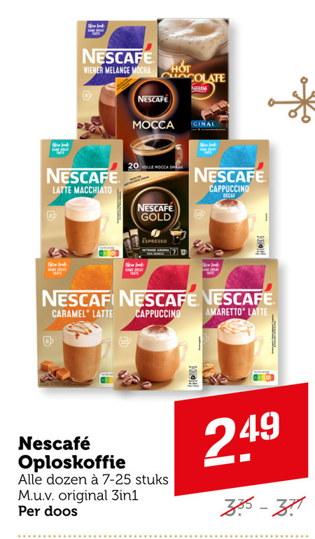 Nescafe   oploskoffie folder aanbieding bij  Coop - details