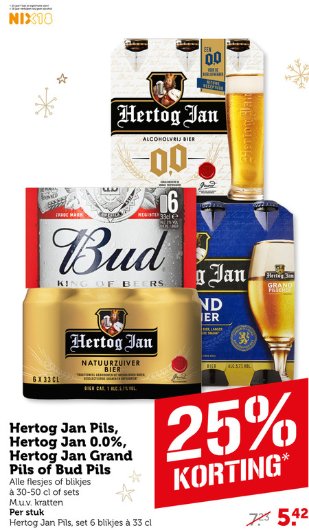 Bud   blikje bier folder aanbieding bij  Coop - details