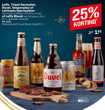 Duvel   blikje bier, krat bier folder aanbieding bij  Coop - details