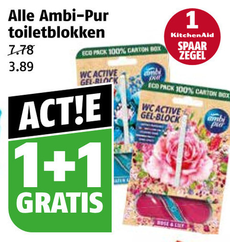 Ambi Pur   toiletblok folder aanbieding bij  Poiesz - details