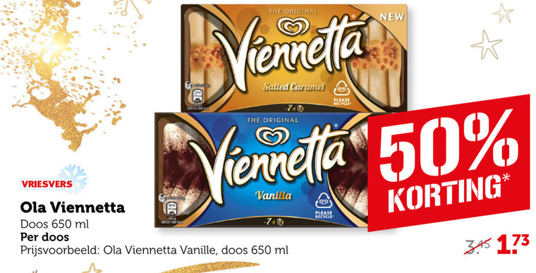 Ola Viennetta   ijstaart folder aanbieding bij  Coop - details