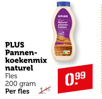 Plus Huismerk   pannenkoekenmix folder aanbieding bij  Coop - details