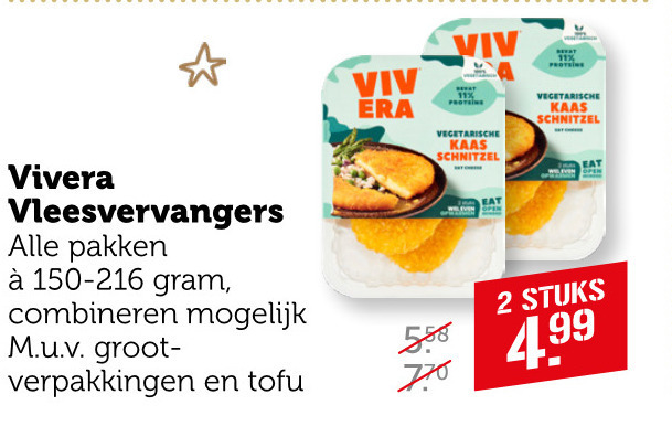 Vivera   vegetarisch folder aanbieding bij  Coop - details