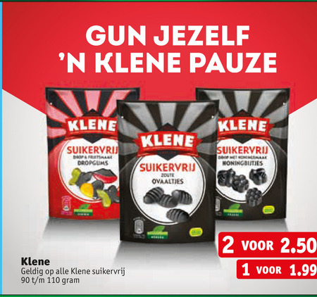 Klene   drop folder aanbieding bij  Kruidvat - details