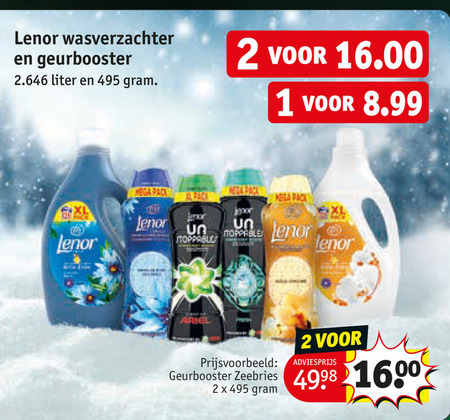 Lenor   wasverzachter folder aanbieding bij  Kruidvat - details