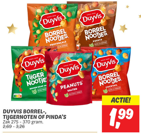 Duyvis   borrelnootjes folder aanbieding bij  Dekamarkt - details