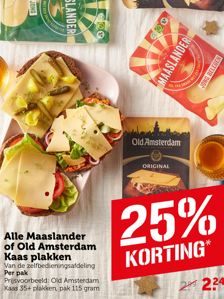 Maaslander   kaasplakken folder aanbieding bij  Coop - details