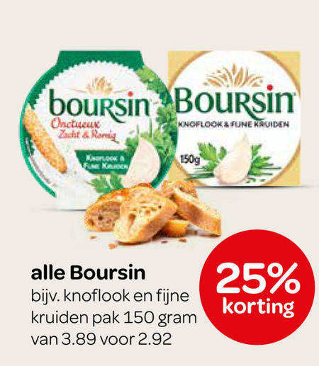 Boursin   roomkaas folder aanbieding bij  Spar - details