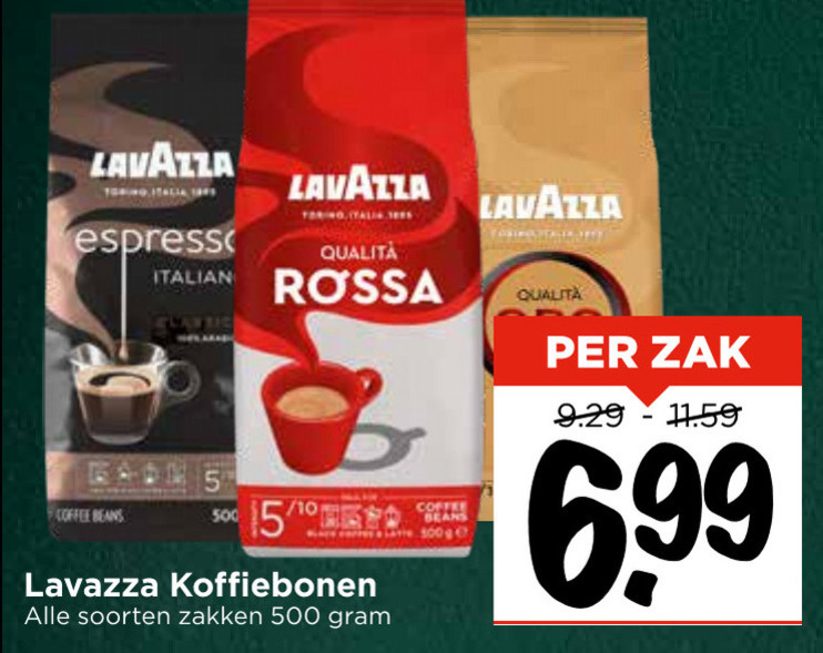 Lavazza   koffiebonen folder aanbieding bij  Vomar - details