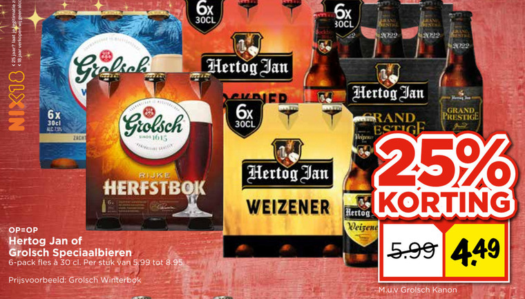 Grolsch   speciaalbier folder aanbieding bij  Vomar - details