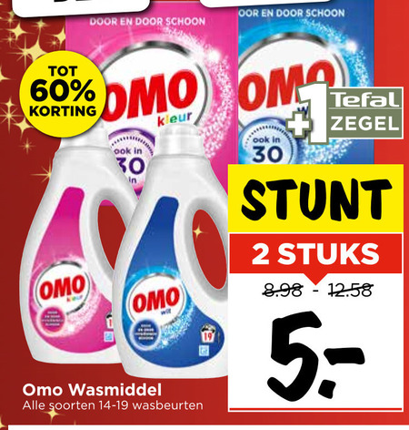 Omo   wasmiddel folder aanbieding bij  Vomar - details