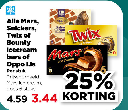 Twix   ijsreep folder aanbieding bij  Plus - details