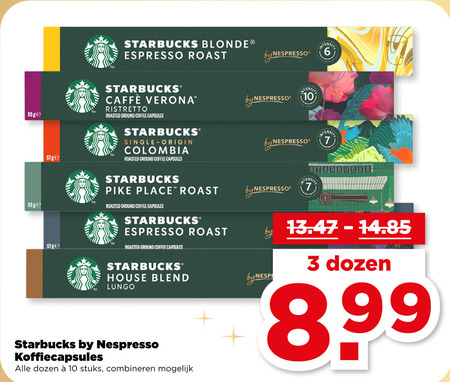 Starbucks   koffiecups folder aanbieding bij  Plus - details