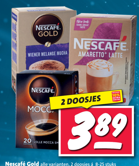 Nescafe   oploskoffie folder aanbieding bij  Nettorama - details